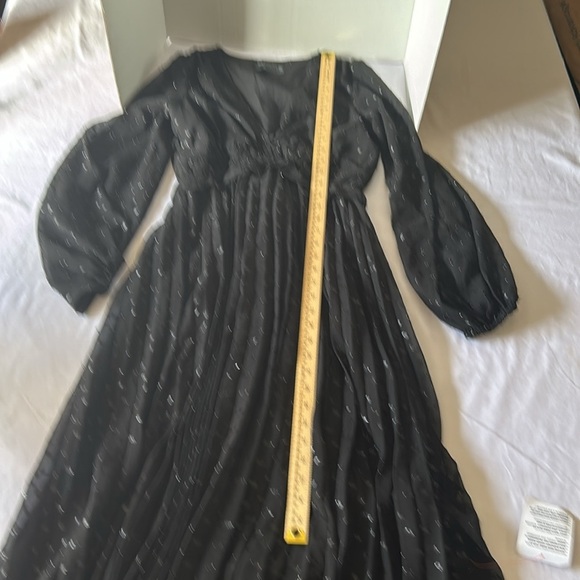 ASOS DESIGN Black Long Sleeve Maternity Midi Dress – UK 8 / US 4 - Picture 4 of 6